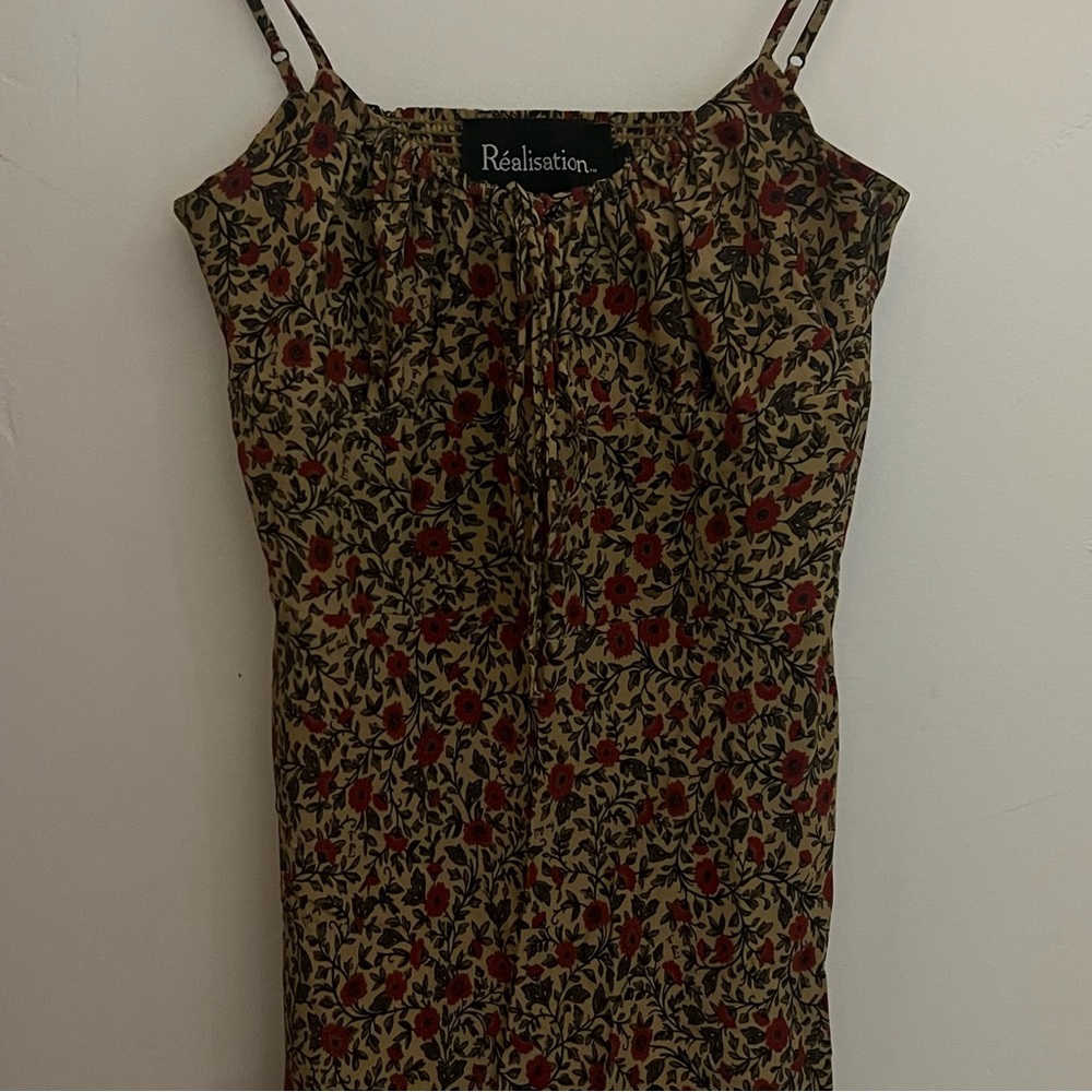 Realisation Par Maxi silk dress